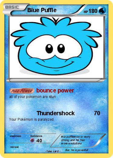 Pokemon Blue Puffle