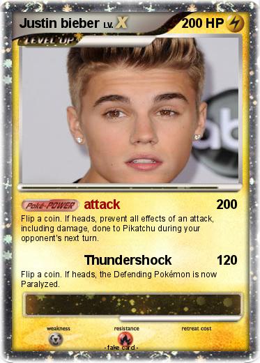 Pokemon Justin bieber