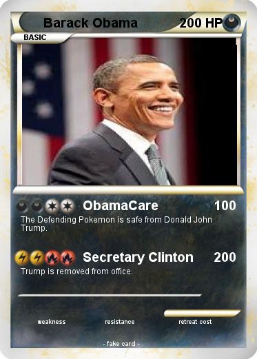 Pokemon Barack Obama