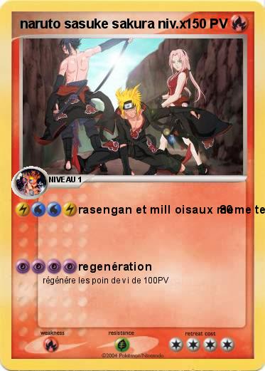 Pokemon naruto sasuke sakura niv.x