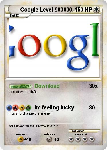 Pokemon Google Level 900000