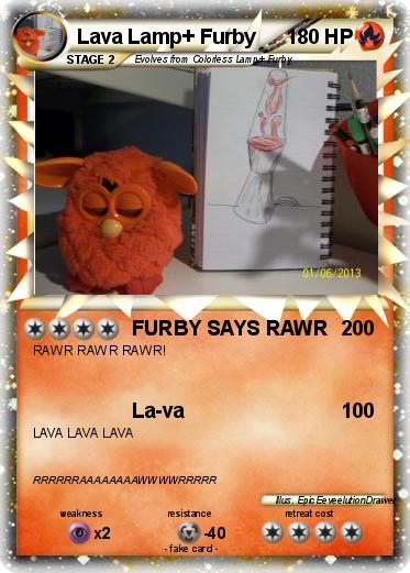 Pokemon Lava Lamp+ Furby
