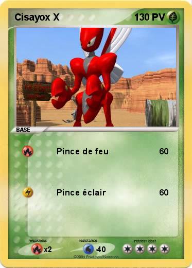 Pokemon Cisayox X