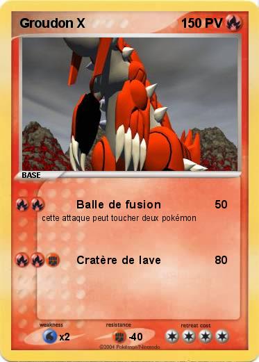 Pokemon Groudon X