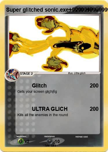 Pokemon Super glitched sonic.exe+99999999999999999t HP