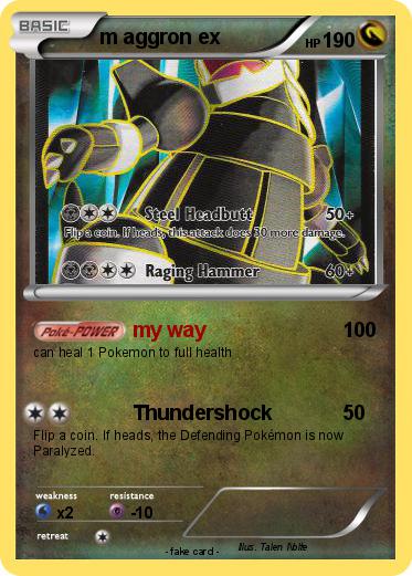 Pokemon m aggron ex