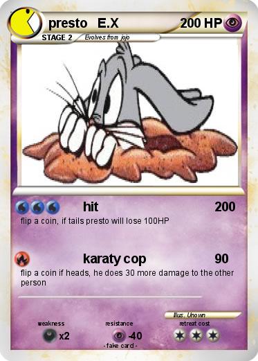 Pokemon presto   E.X