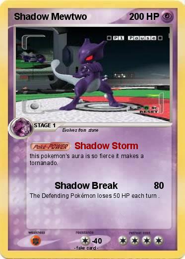 Pokemon Shadow Mewtwo