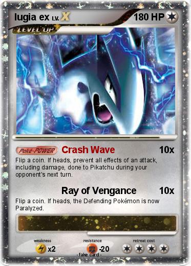 Pokemon lugia ex