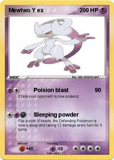 Pokemon Mewtwo Y ex