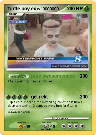 Pokemon Turtle boy ex