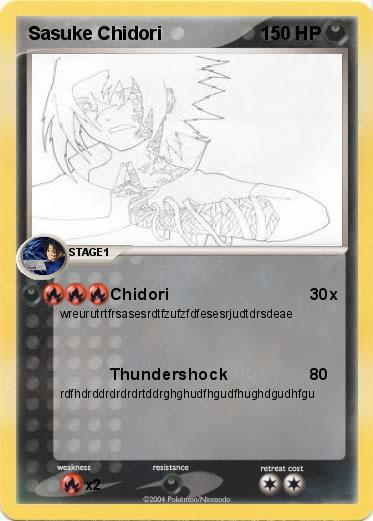 Pokemon Sasuke Chidori