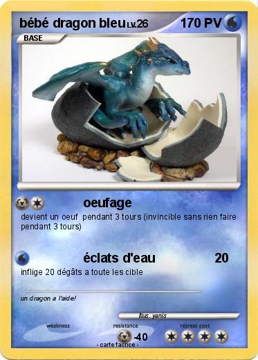 Pokemon bébé dragon bleu