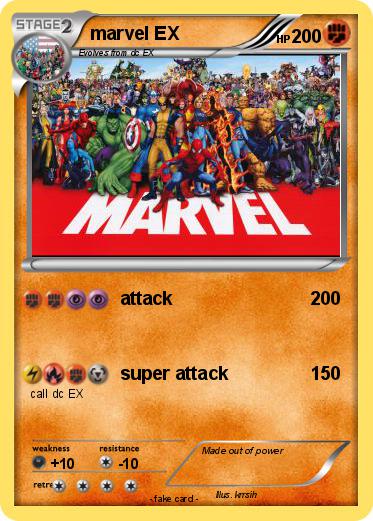 Pokemon marvel EX
