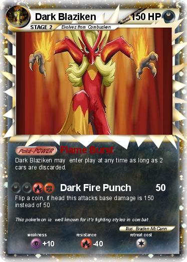 Pokemon Dark Blaziken