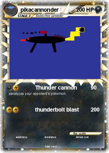 Pokemon pikacannonder