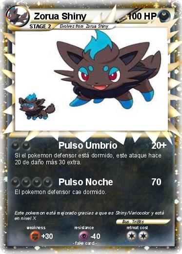 Pokemon Zorua Shiny