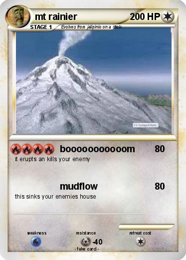 Pokemon mt rainier