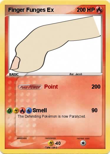 Pokemon Finger Funges Ex