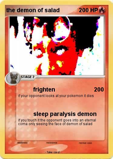 Pokemon the demon of salad