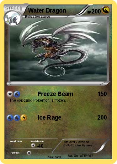 Pokemon Water Dragon