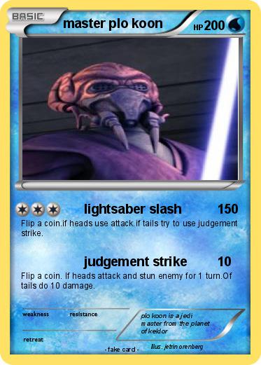 Pokemon master plo koon