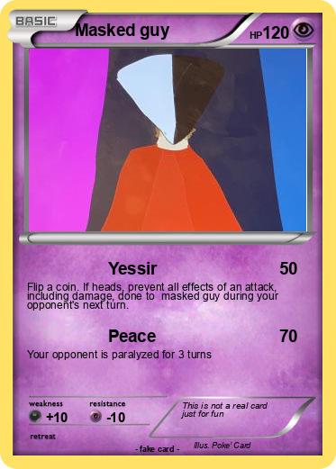 Pokemon Masked guy