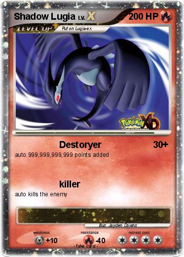 Pokemon Shadow Lugia