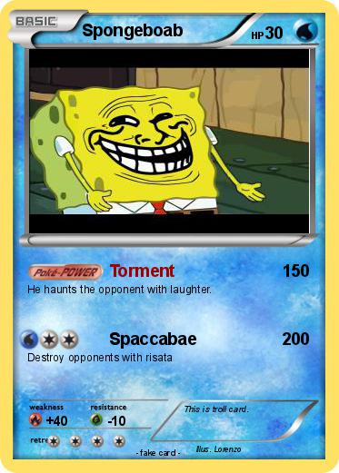 Pokemon Spongeboab