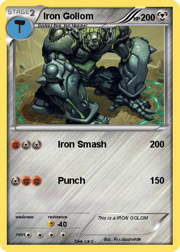 Pokemon Iron Gollom