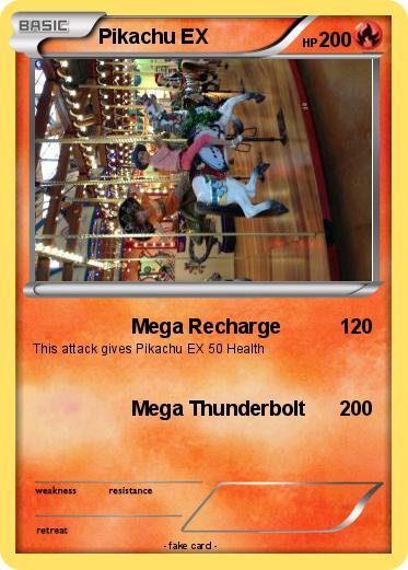 Pokemon Pikachu EX