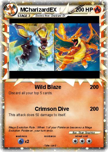 Pokemon MCharizardEX