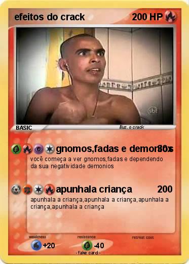 Pokemon efeitos do crack