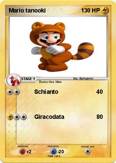 Pokemon Mario tanooki