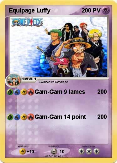Pokemon Equipage Luffy