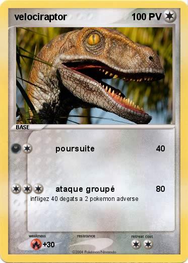 Pokemon velociraptor