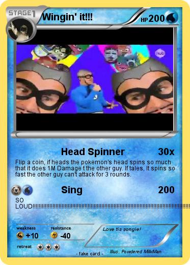 Pokemon Wingin' it!!!