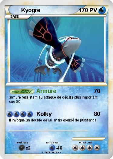 Pokemon Kyogre