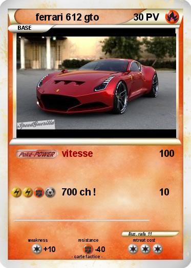 Pokemon ferrari 612 gto