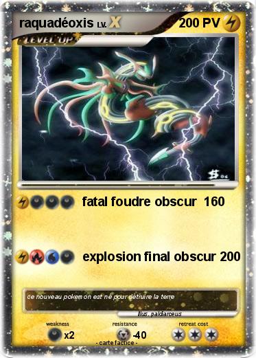 Pokemon raquadéoxis