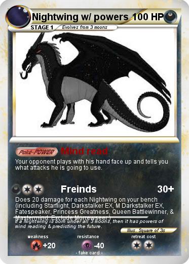 Pokemon Nightwing w/ powers