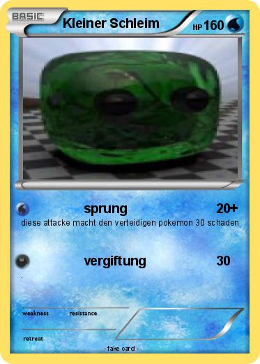 Pokemon Kleiner Schleim