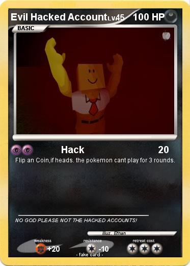 Pokemon Evil Hacked Account