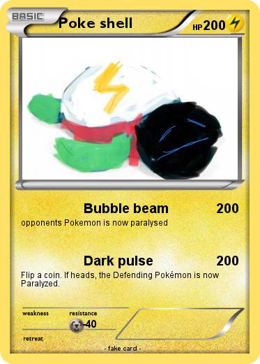 Pokemon Poke shell