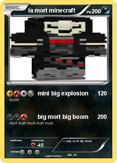 Pokemon la mort minecraft