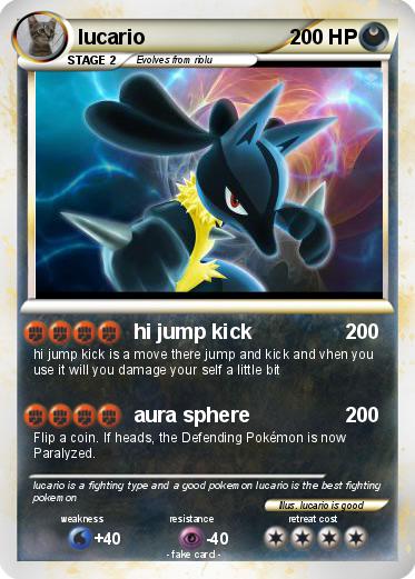 Pokemon lucario