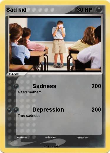 Pokemon Sad kid