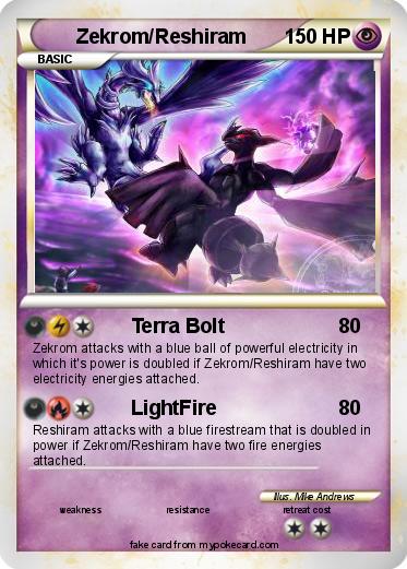 Pokemon Zekrom/Reshiram