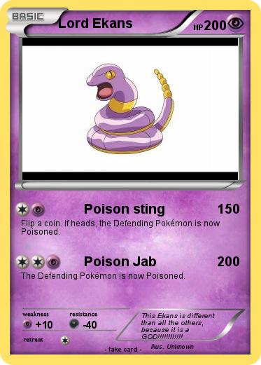 Pokemon Lord Ekans
