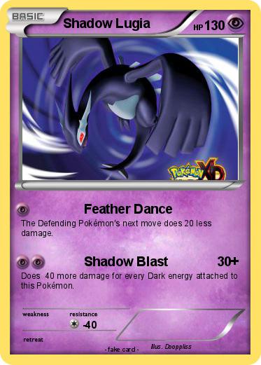 Pokemon Shadow Lugia